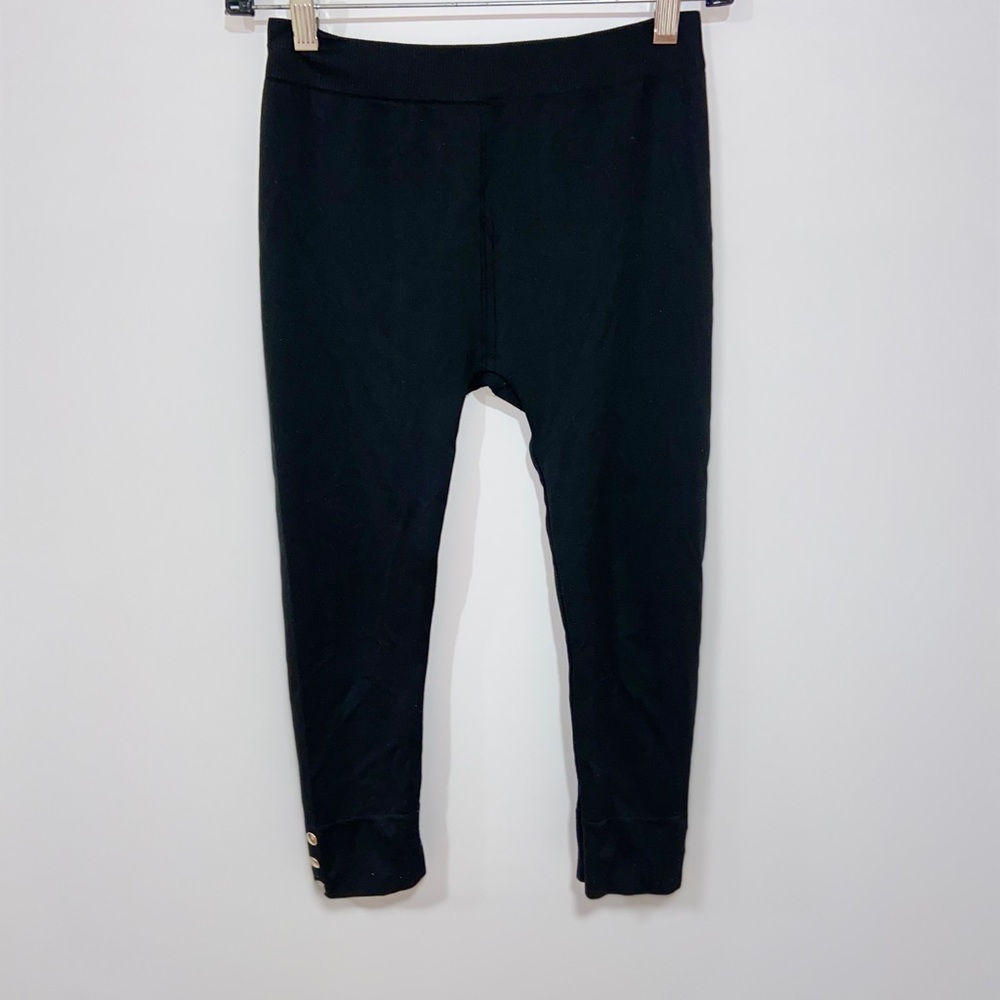 Leggings with Gold Detail